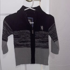 English Laundry Black and Gray Knit Sweater